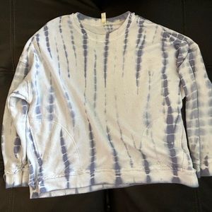 Pacsun LA hearts blue and white crewneck